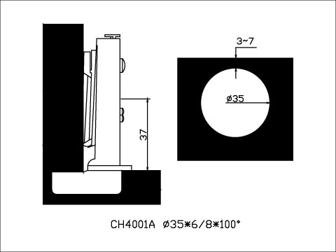 SOFT CLOSING EURO HINGES, , large