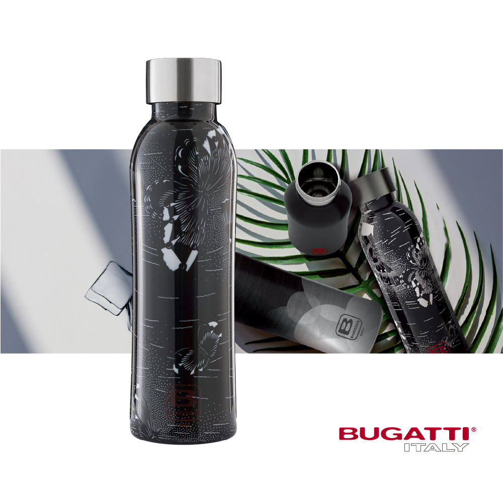 【Bianco di puro 彼安特】BUGATTI 黑鳳蝶保溫瓶500ml, , large