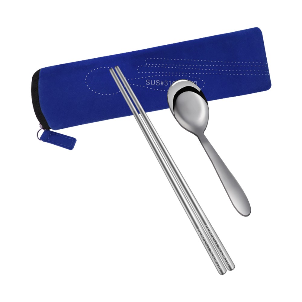 PERFECT 理想牌 極緻316不鏽鋼隨身餐具組 藍-Leidea樂德兒