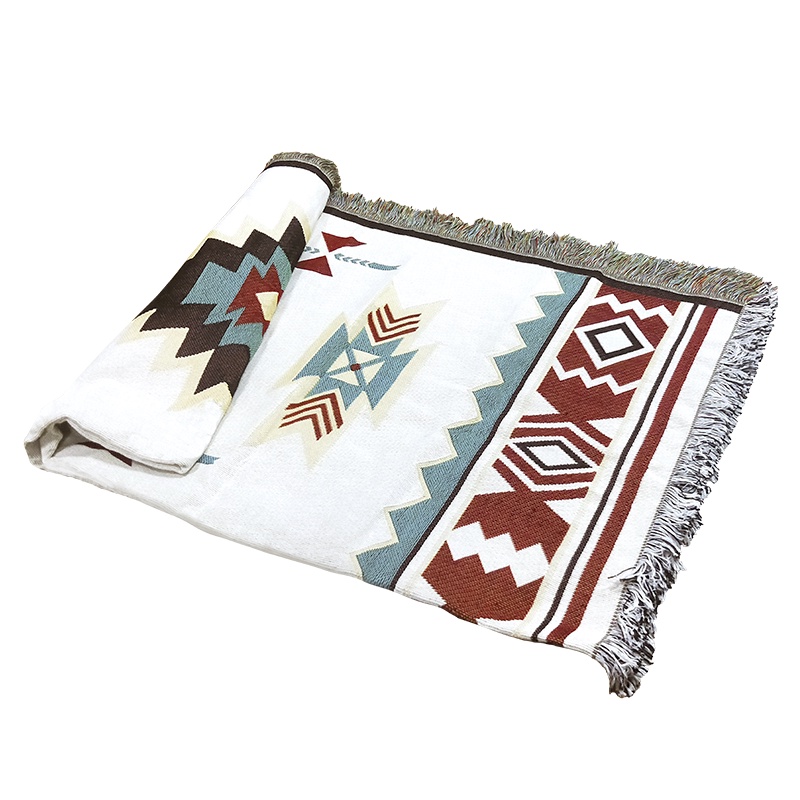 Bohemian Knit Blanket 130x180cm, , large