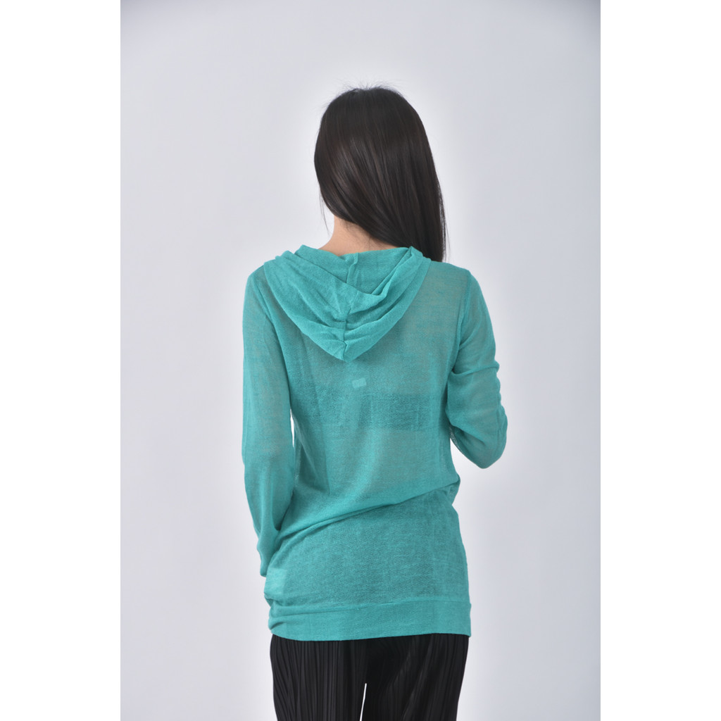 (S) i moda連帽綠色外套二手衣, , large