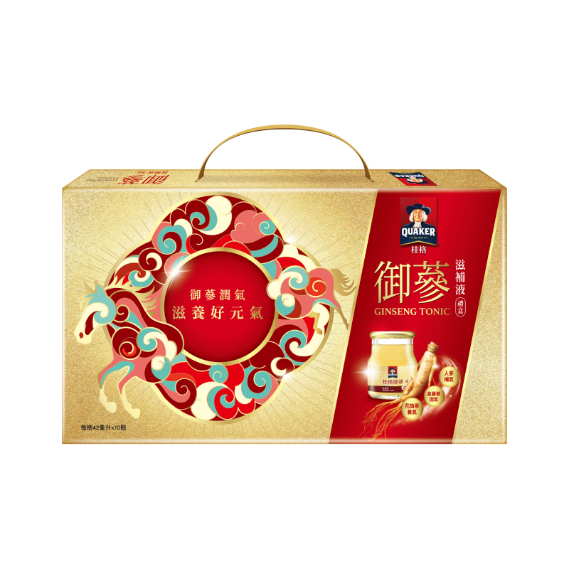 桂格御蔘禮盒42ml x10瓶, , large