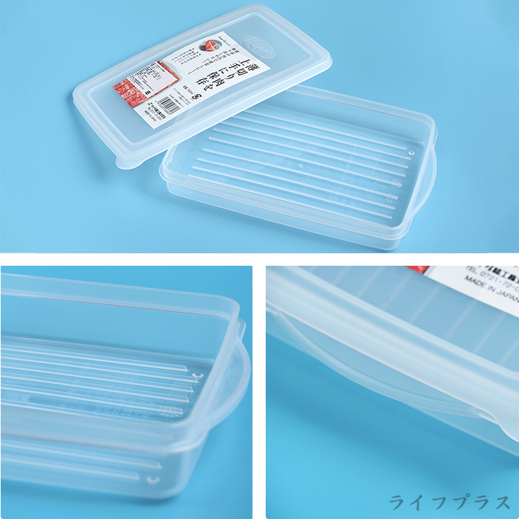 日本製SANADA肉片保鮮盒-500ml-3入, , large