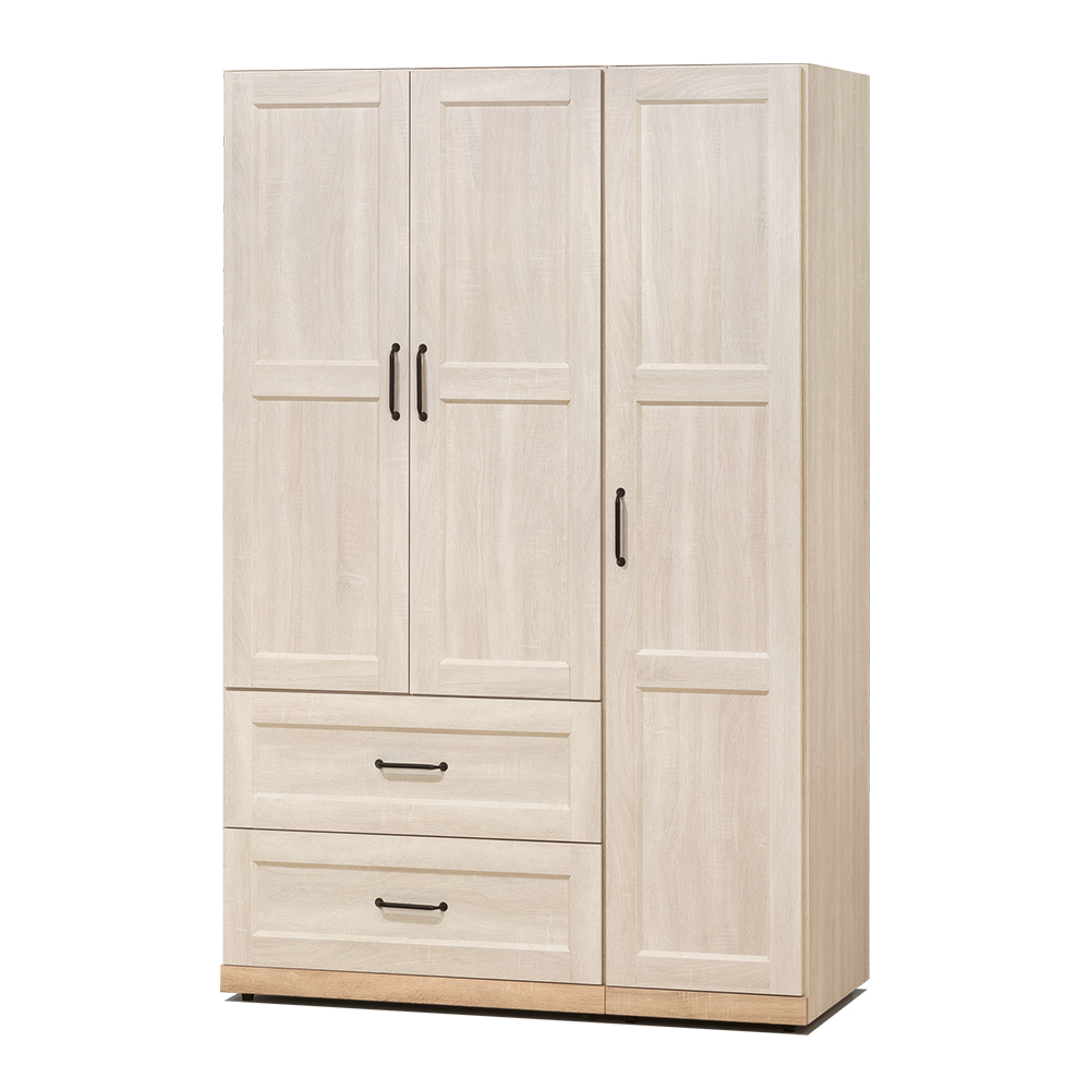 【唯熙傢俱】查理白橡木4尺抽屜衣櫃, , large