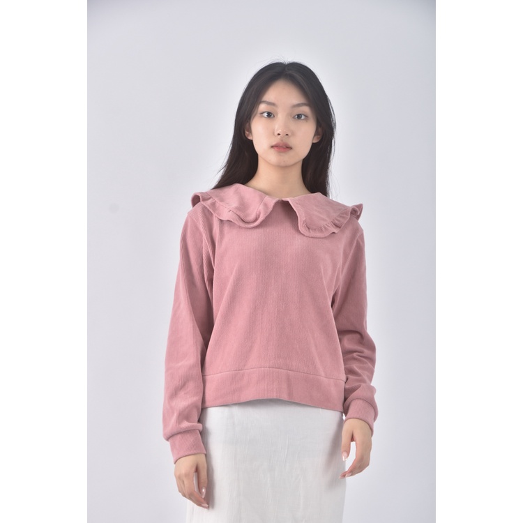 (M) ann story韓牌粉色長袖上衣二手衣