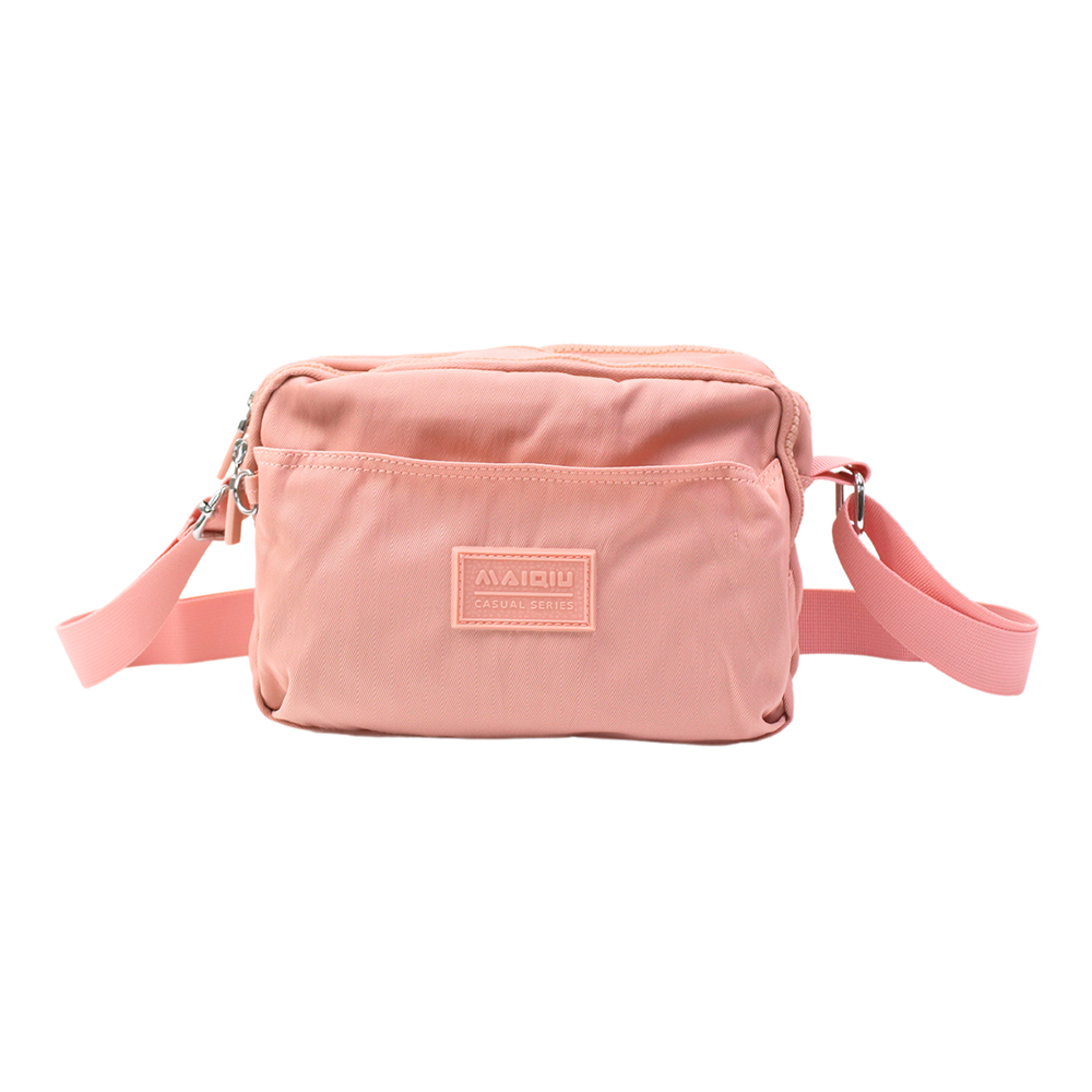 【MQ】FRIEDA Multi-layer zipper crossbody bag, , large