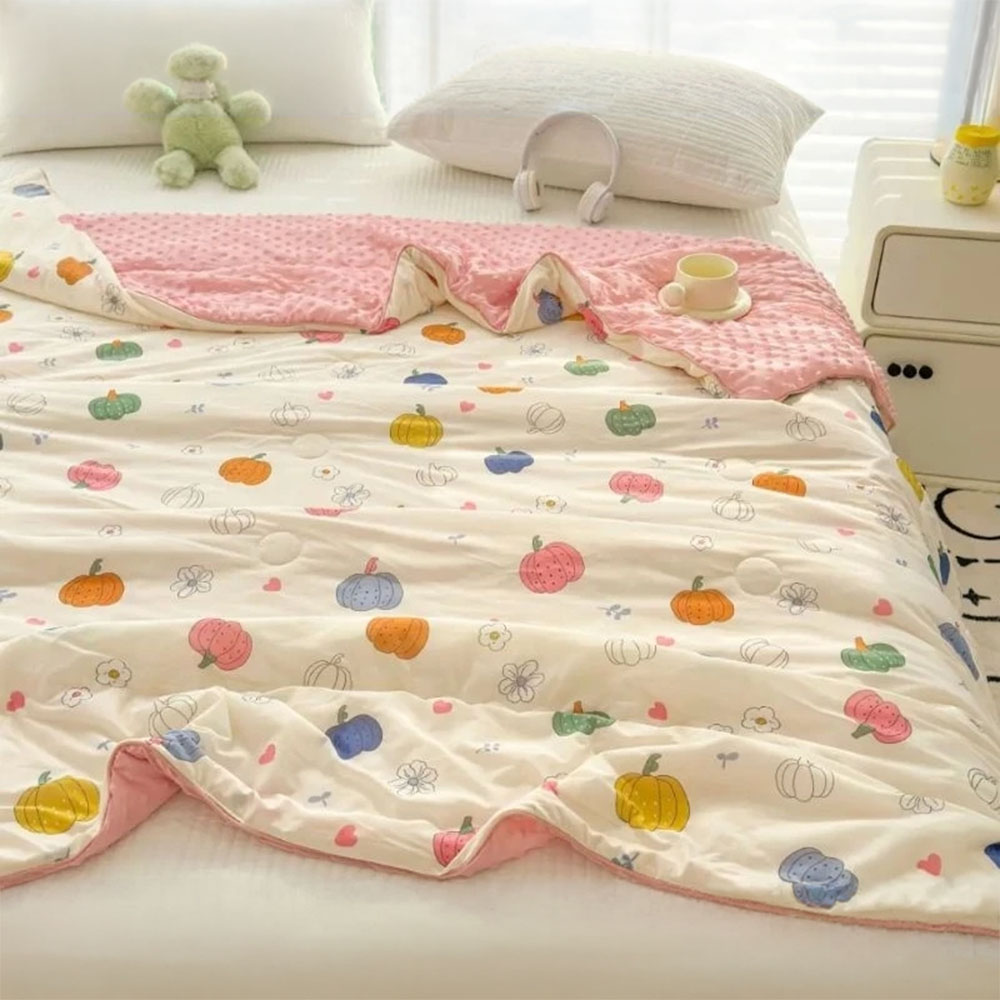 [Kaimei Cotton] Industry Cool Baby Bean Blanket Comforting Cover Blanket Newborn Children's Small Quilt Kindergarten Baby Blanket Air Conditioning Summer Cool Quilt (Summer Limited Edition), , large