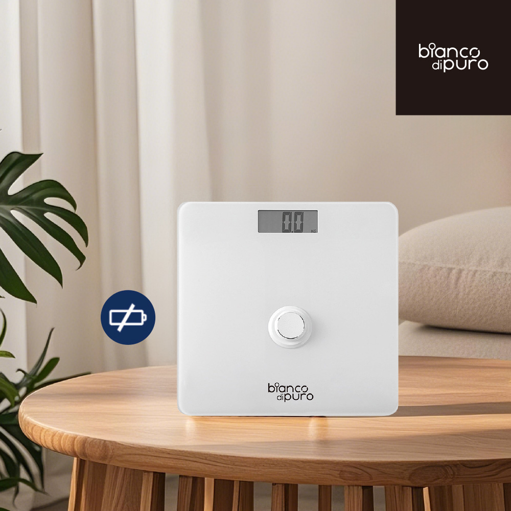 Energy-saving self-generating weight scale
