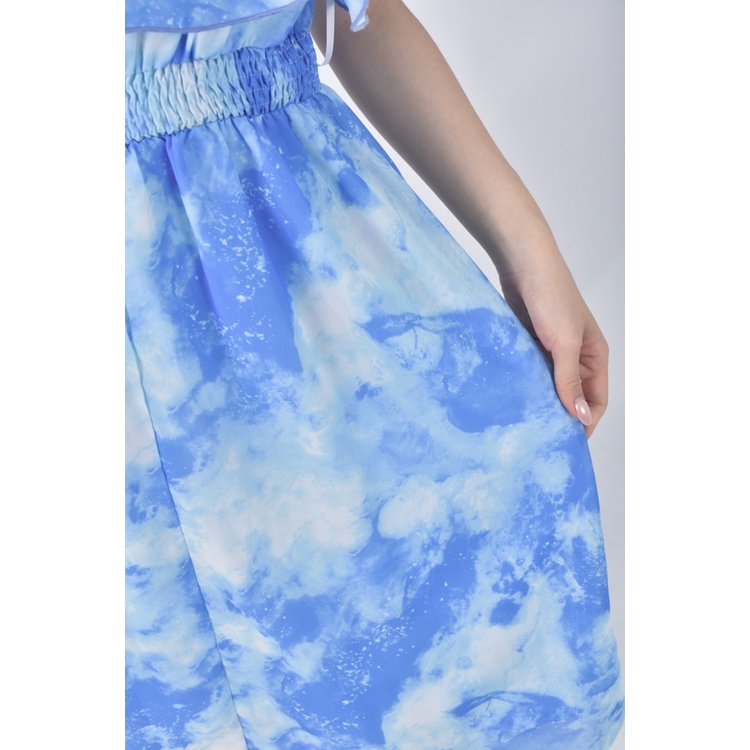 (S) shein渲染藍色洋裝二手衣, , large