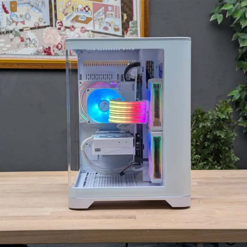 2026推薦便宜電競Ai主機 白⭐i5-14400F+RTX5060⭐5天出貨( B製程 ), , large