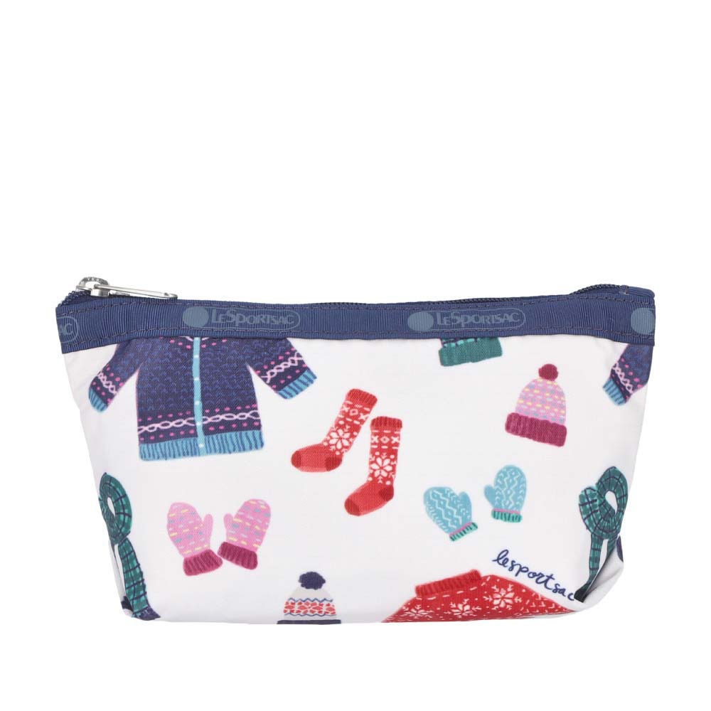 |快速出貨|Lesportsac Small Sloan Cosmetic 小型收納梯形化妝包/ 暖冬時尚, , large