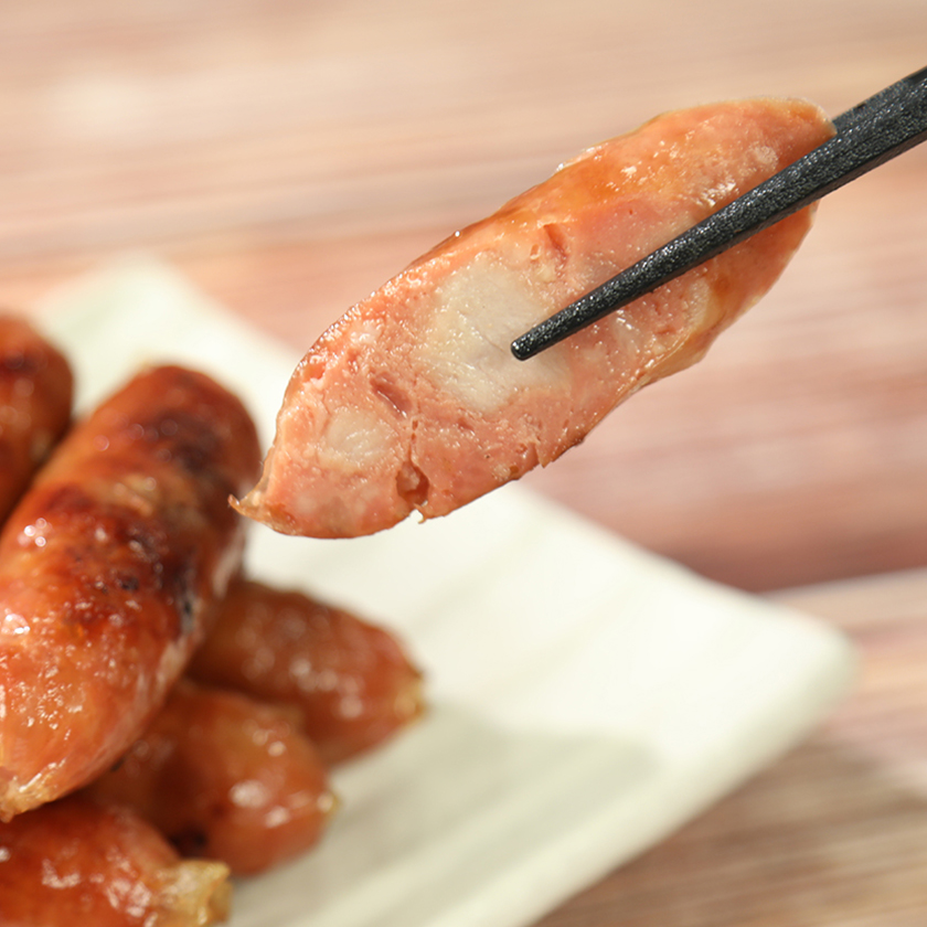 【台灣香腸食品】台灣心肉丁香腸(原味), , large