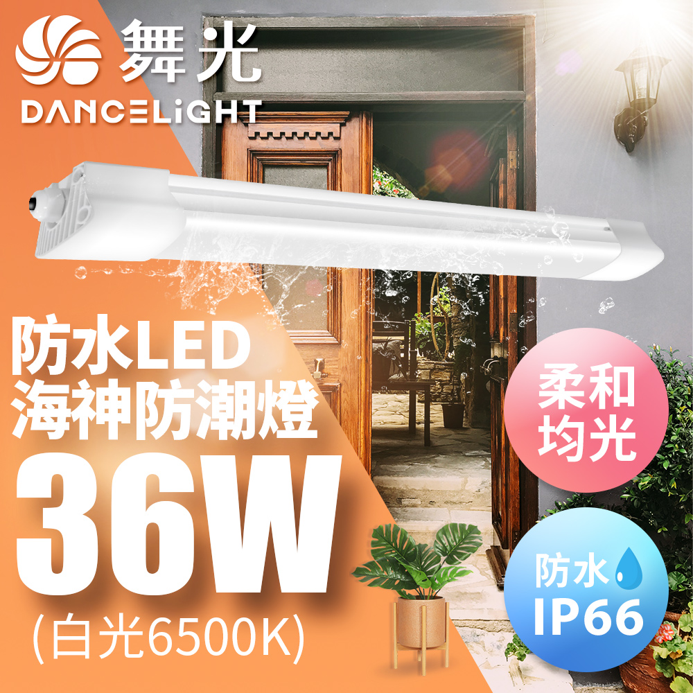 DanceLight舞光 4呎 36W LED海神防潮燈 IP66防水 戶外燈具(白光), , large