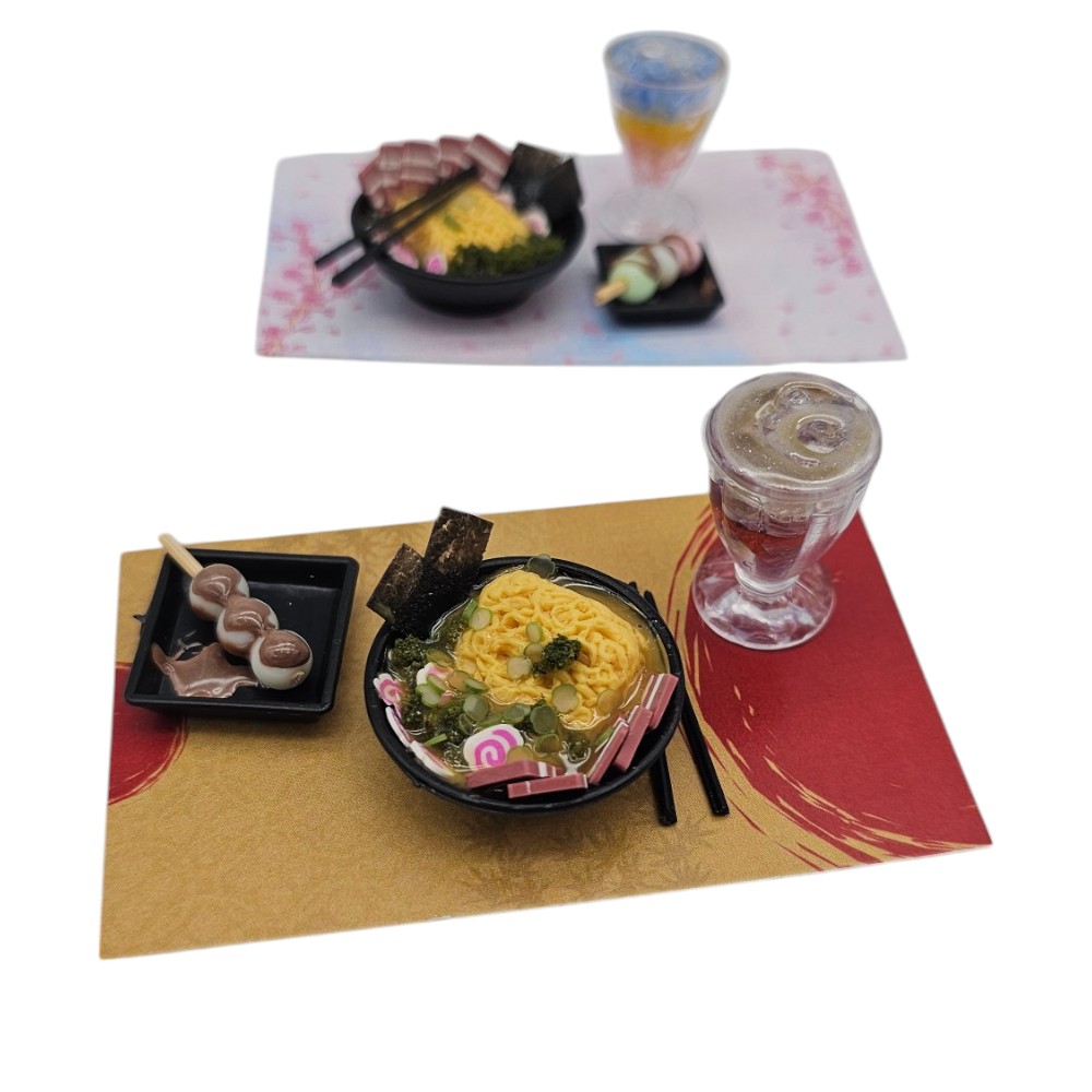 袖珍-日式拉麵與烤糰子🍡-含1瓦燈, , large