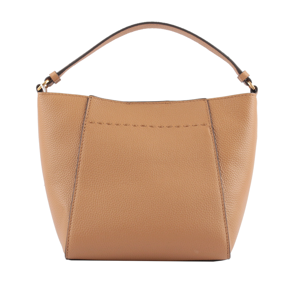 TORY BURCH McGRAW 荔枝皮革小型水桶包/提拉米蘇, , large