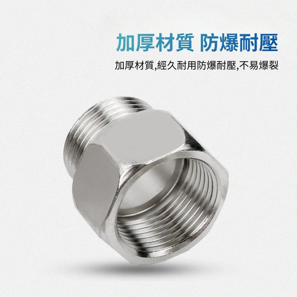 4分不鏽鋼內外牙接頭, , large