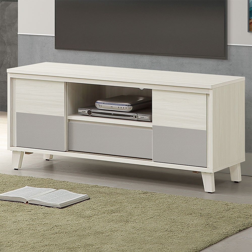 【Hampton 漢汀堡】克洛伊白榆木雙色4尺長櫃, , large