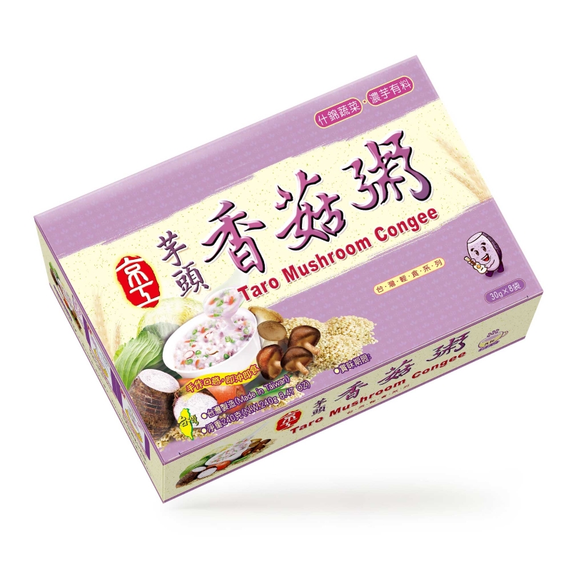Taro Mushroom Congee, , large
