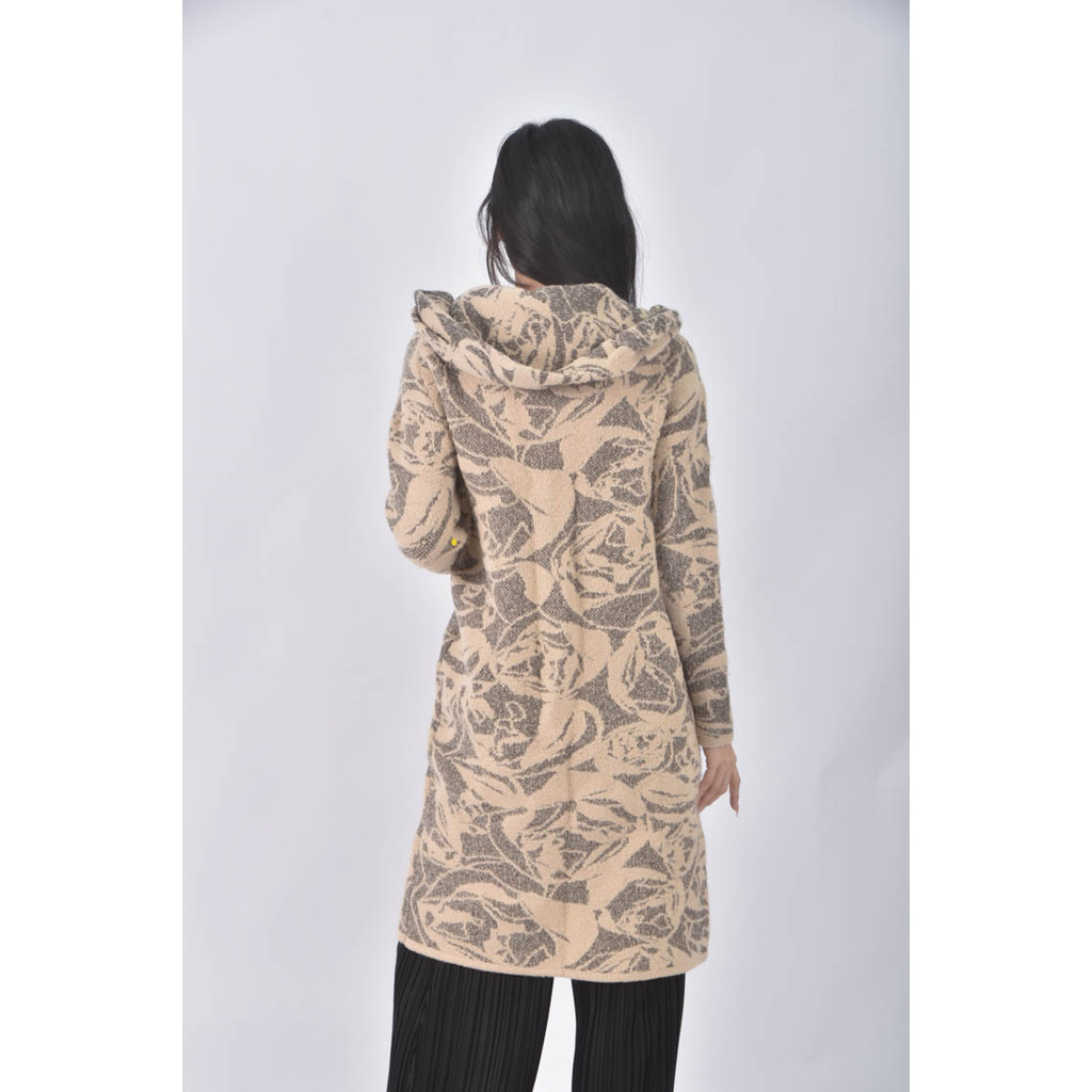 (M) anteprima排扣杏色外套二手衣, , large