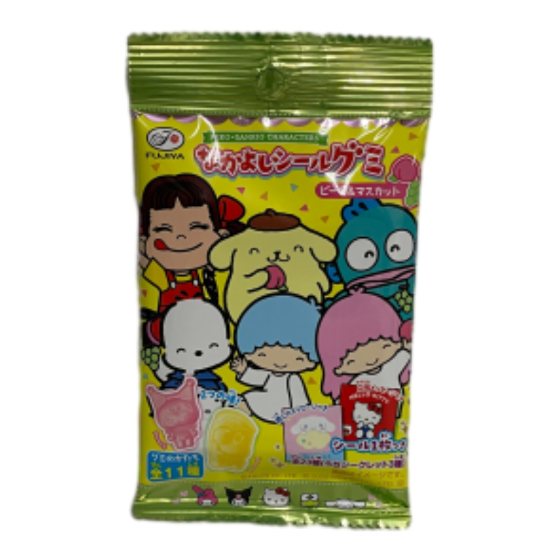 不二家 Peko三麗鷗QQ-蜜桃白葡萄【Mia C'bon 限定】