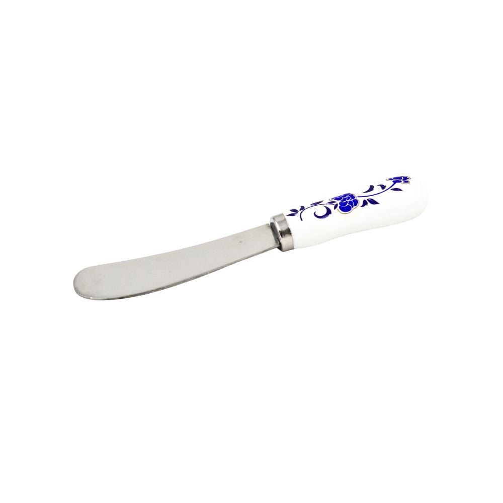 porcelain handle butter knif, , large