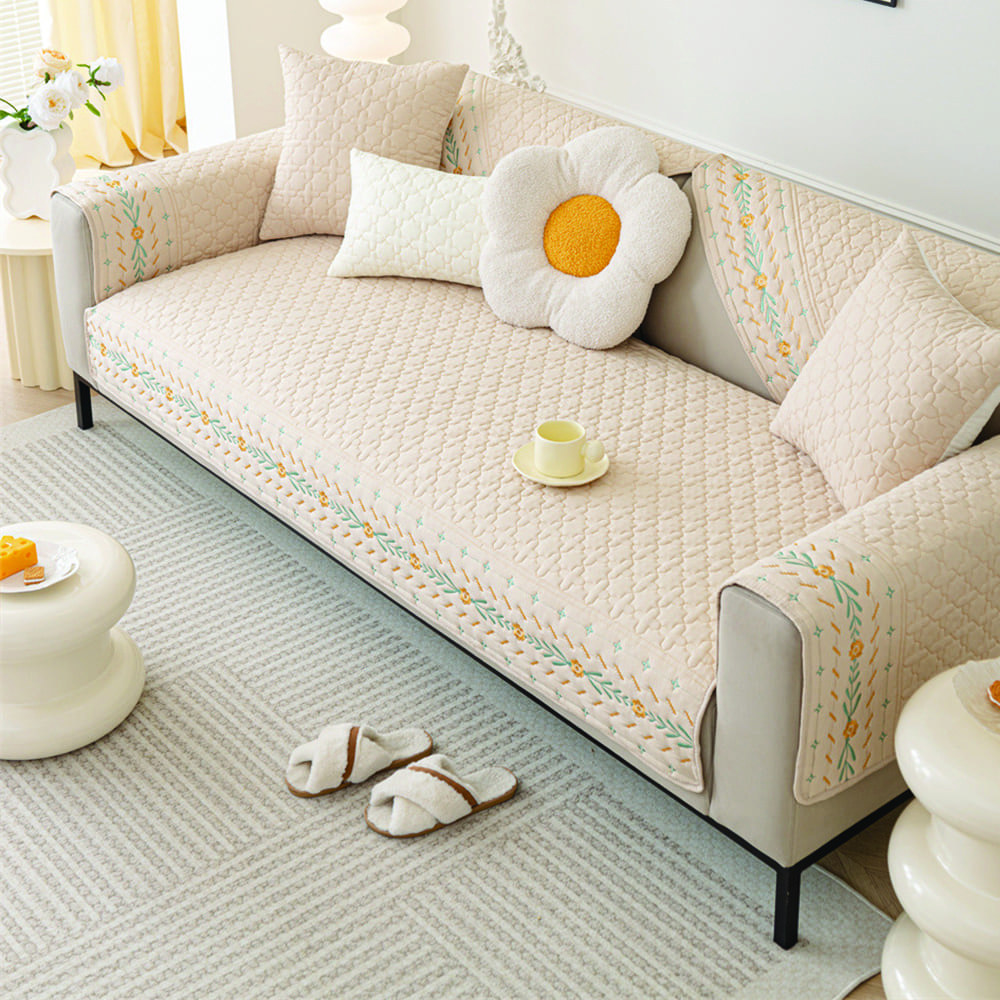 100% Cotton All-Season Breathable Sofa Cushion, , large