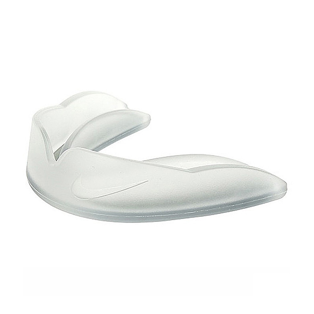 NIKE CUSTOM FIT STRAPLESS 護齒套 護牙套 運動護具 散打 拳擊 保護牙齒 可塑形 黑 透明灰, , large