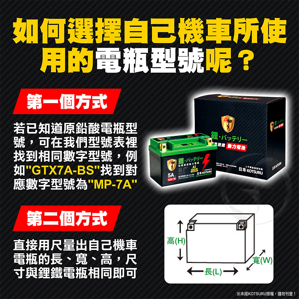 【KOTSURU】MP-12A 8馬赫 鉛轉鋰超動力機車電瓶 鋰鐵啟動電池 12V 300CCA, , large