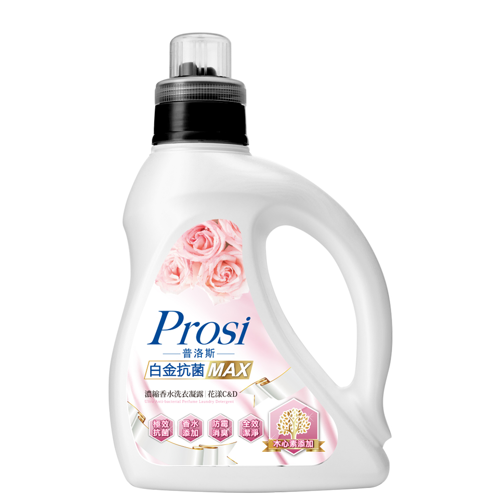 [Prosi普洛斯]白金抗菌MAX濃縮香水洗衣凝露-花漾C&D 1600mlx1入, , large