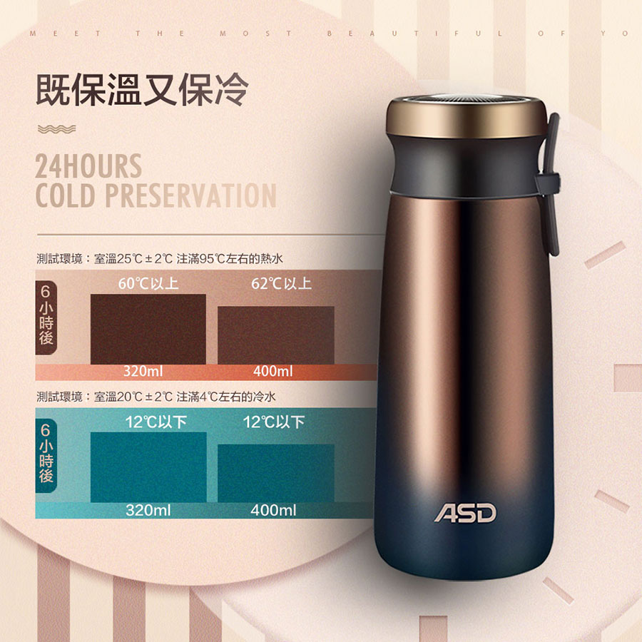 ASD時光系列簡約杯400ml, , large