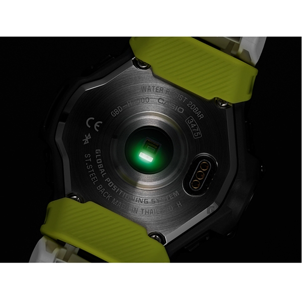 CASIO 卡西歐 G-SHOCK 心率偵測 x GPS定位 智能手錶-55mm GBD-H1000-1A7, , large