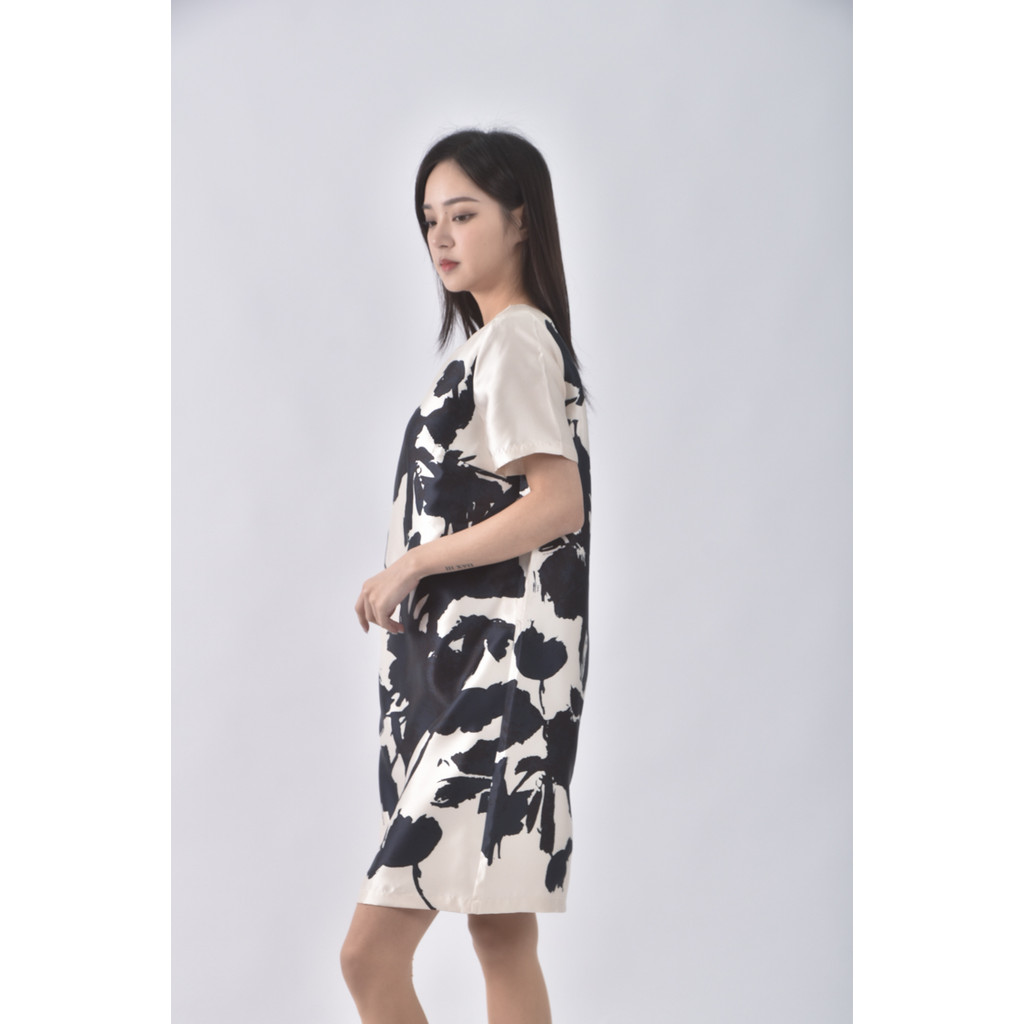(S) alaroo質感撞色杏色洋裝二手衣, , large