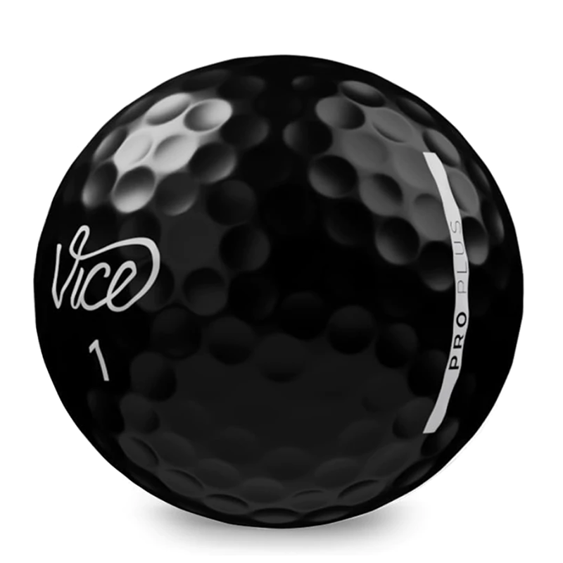 VICE PRO PLUS 高爾夫球 12入/盒 四層球 黑色, , large