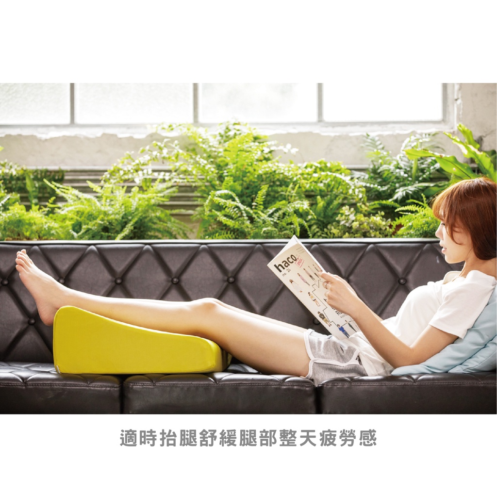 ｜涼感防蚊─3色｜舒足枕 L 號 抬腿枕 靠枕 趴枕, 芥黃, large