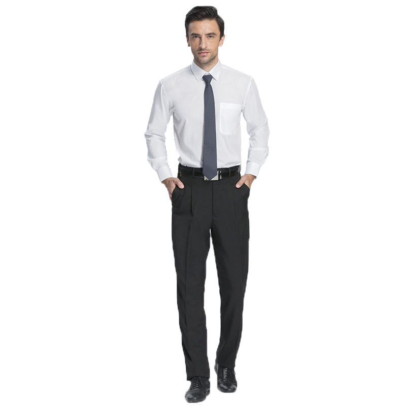 Mens Smart Trousers With Folds, , large