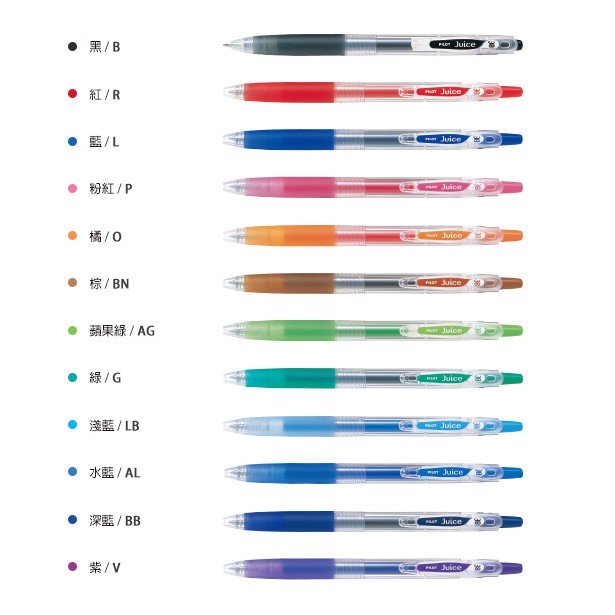 百樂 PILOT 0.38果汁筆/替芯 LJU-10UF(多色)替芯*黑