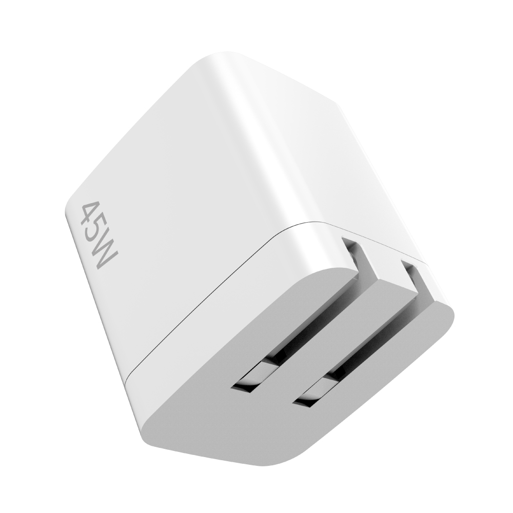 【amuok】GaN 45W Dual Type-C PD3.0 Fast Charger(White), 白色, large