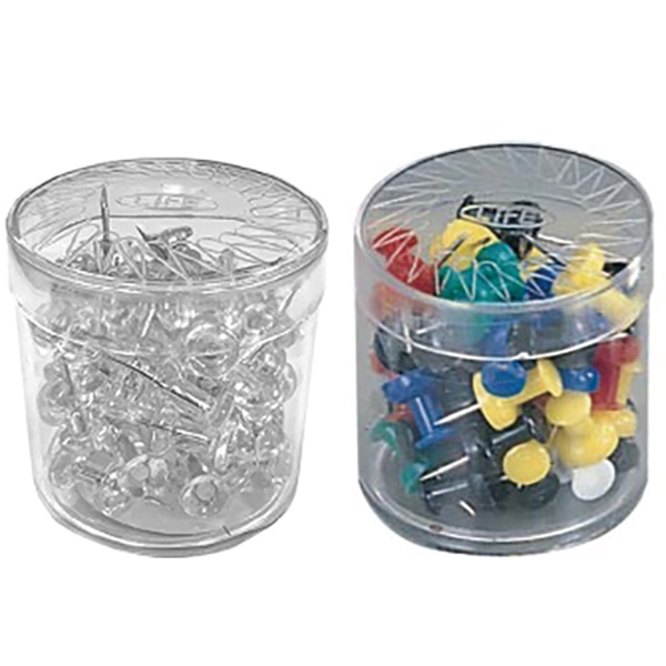 【 徠福 】美式圖釘 50入/盒 NO.50   -  多款可選, , large