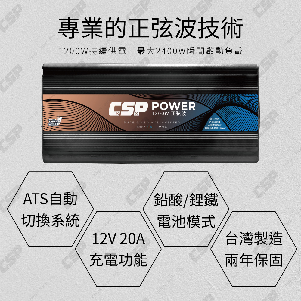  [CSP] ES-1200 1200W power converter + NPA135-energy storage machine inverter → Send Anderson adapter Home energy storage Power outage backup power Typhoon, , large