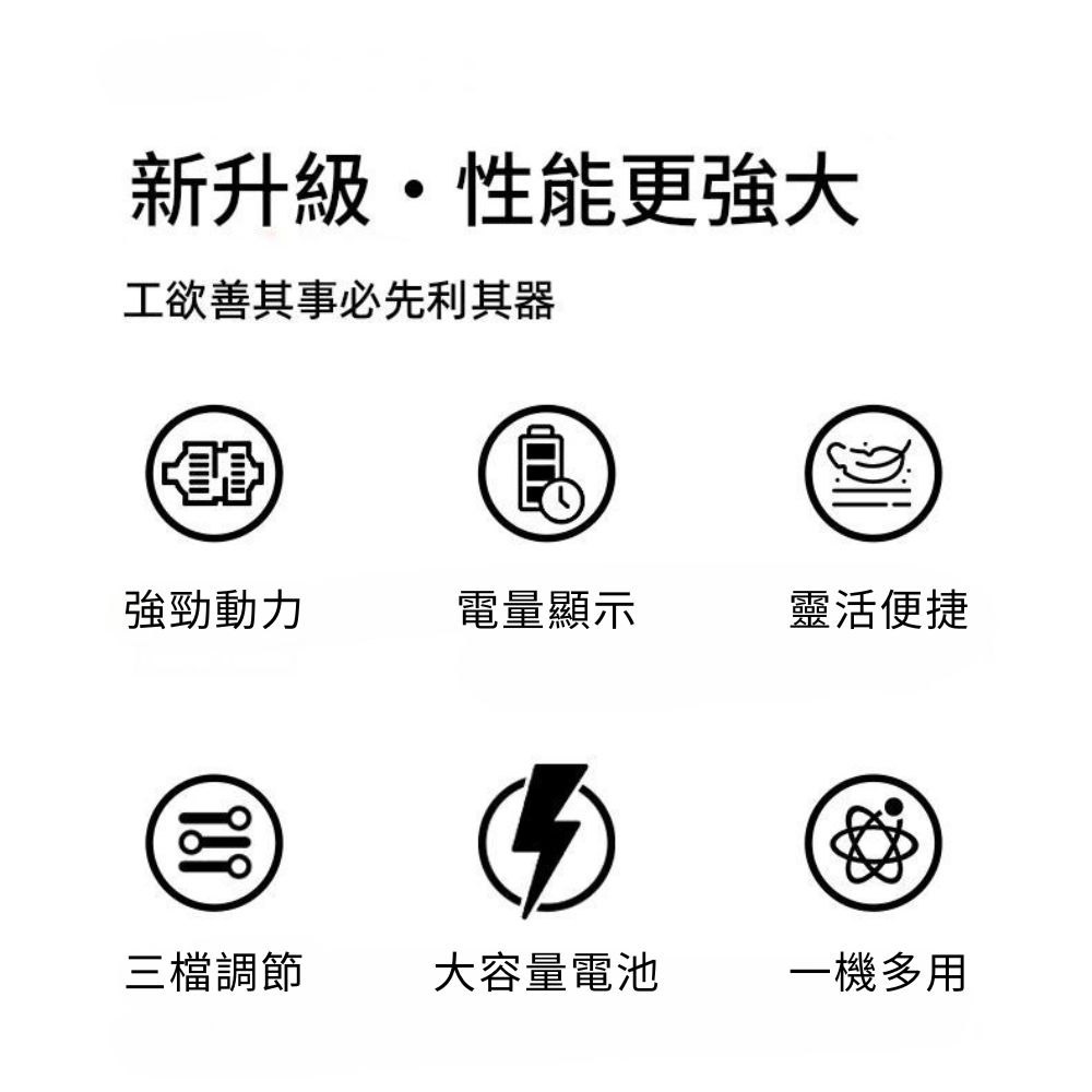 3檔調速無刷拋光機10節一電一充6件組, , large