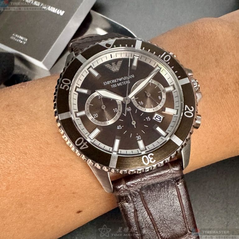 [TIMEMASTER] ARMANI watch, 42mm, AR00082, , large