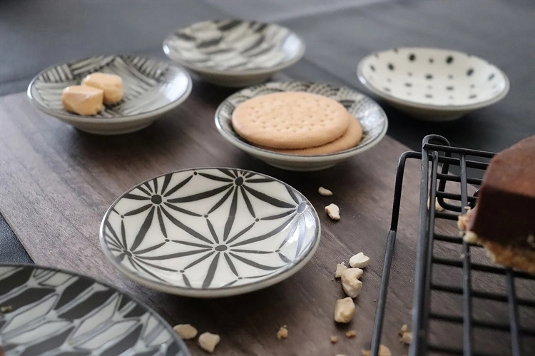 【毓秀堂】AWASAKA komon 晨間杯盤6入組, , large