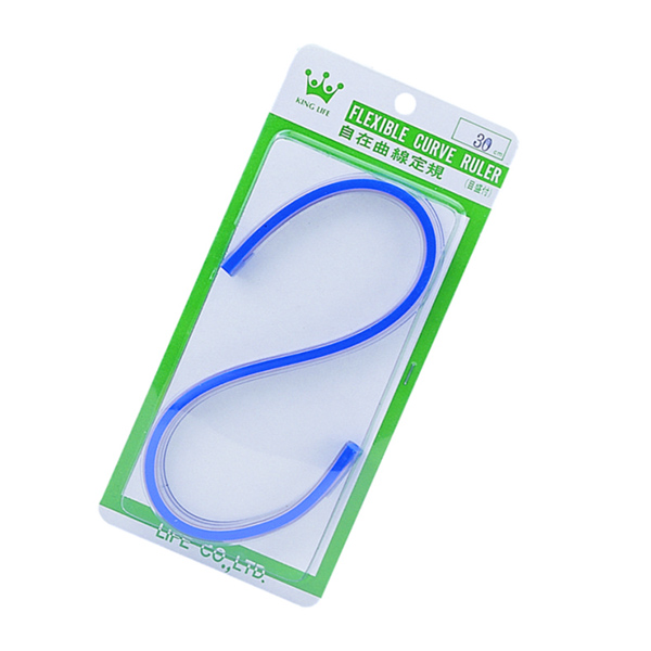 【 徠福 】KING LIFE 曲線尺30cm(有刻度) / 條 NO.4100