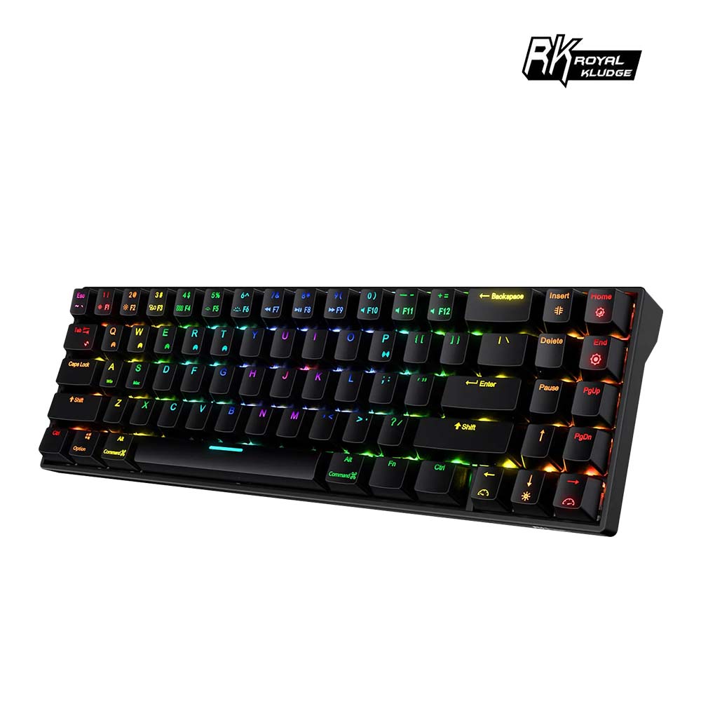 RK 70% 71 key RGB Mechanical Keyboard ( Red switches ), , large