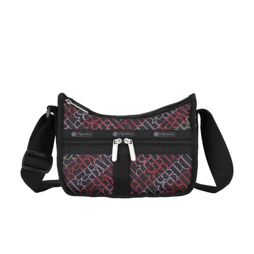 |快速出貨|Lesportsac Small Everyday Bag 小型斜背包 送禮-霓光字舞, , large