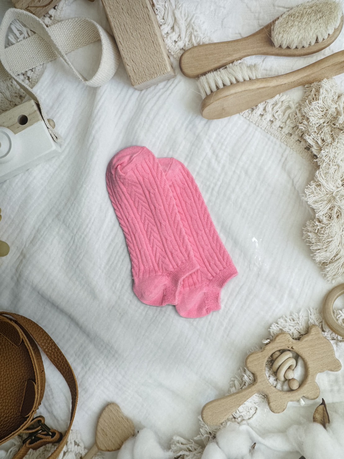 【RUNWAY】《RUNWAY SOCKS》Japanese/Korean Style Candy Socks – 22 Colors, Double Cylinder No-Show Socks – Pink Limited Quantity – While Supplies Last, , large