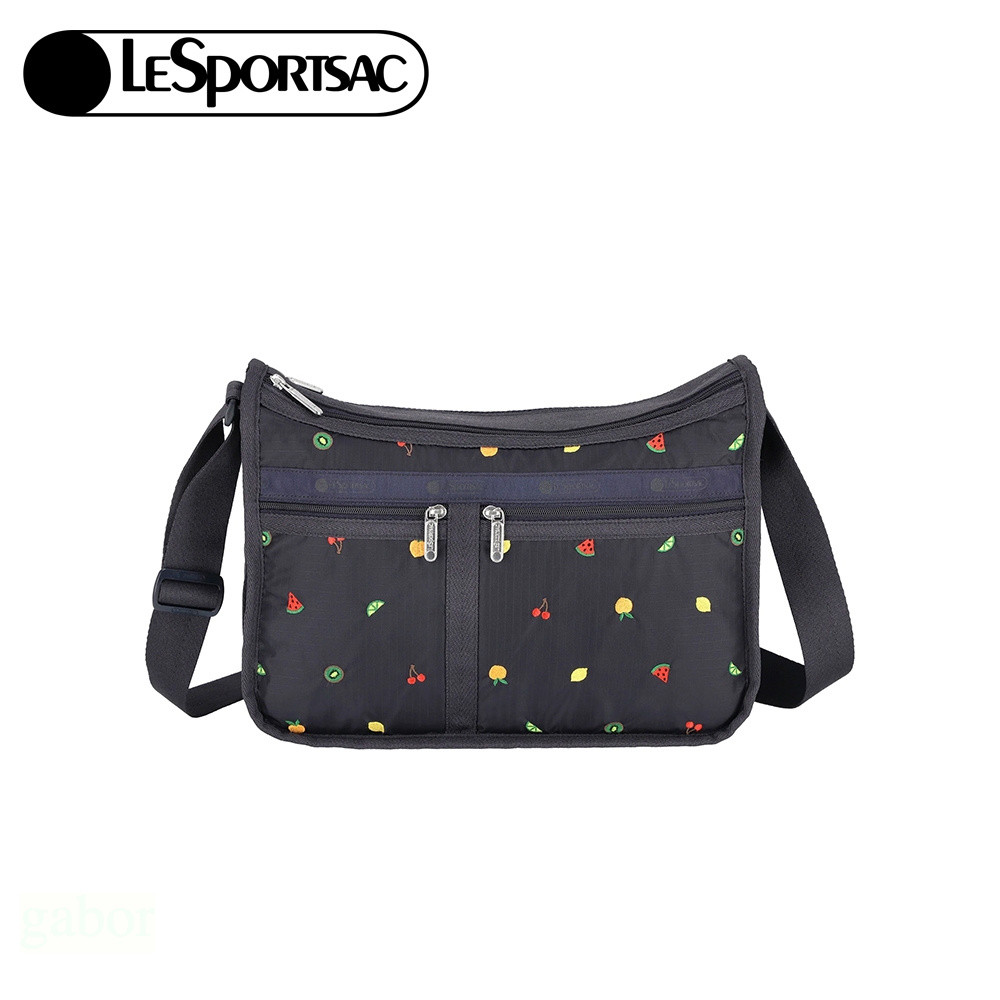 LeSportsac Deluxe Everyday Bag 奢華斜背包 -鮮果彩繡, , large