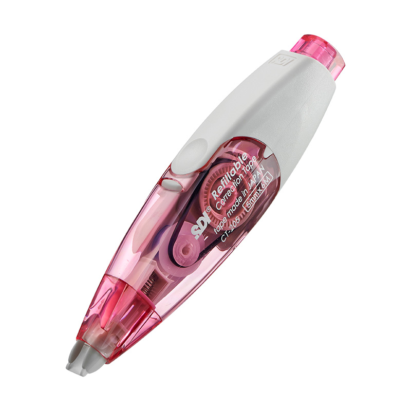 輕鬆按修正帶附內帶5mm*6M粉紅