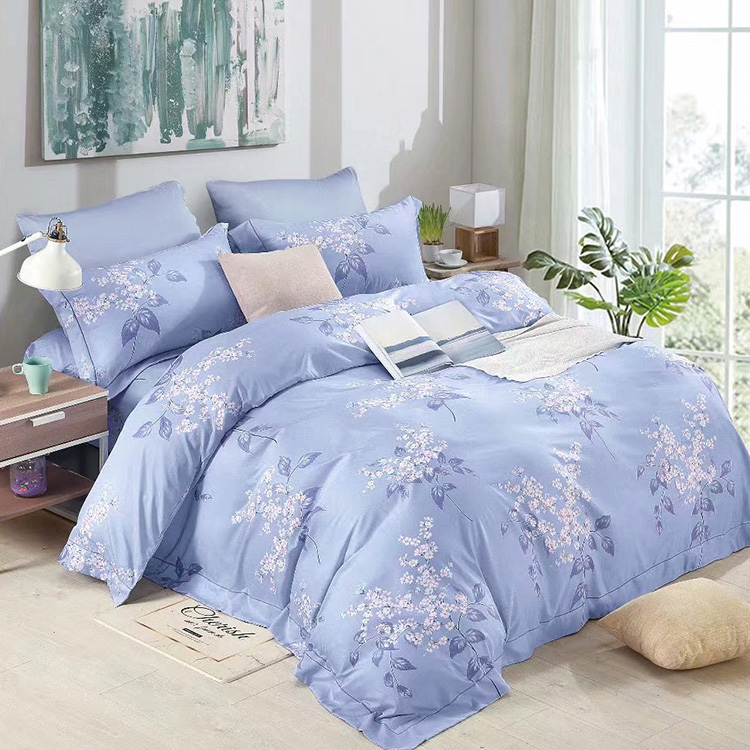 Indian新科技天絲吸濕排汗雙人四件式床包兩用被組-香榭, , large