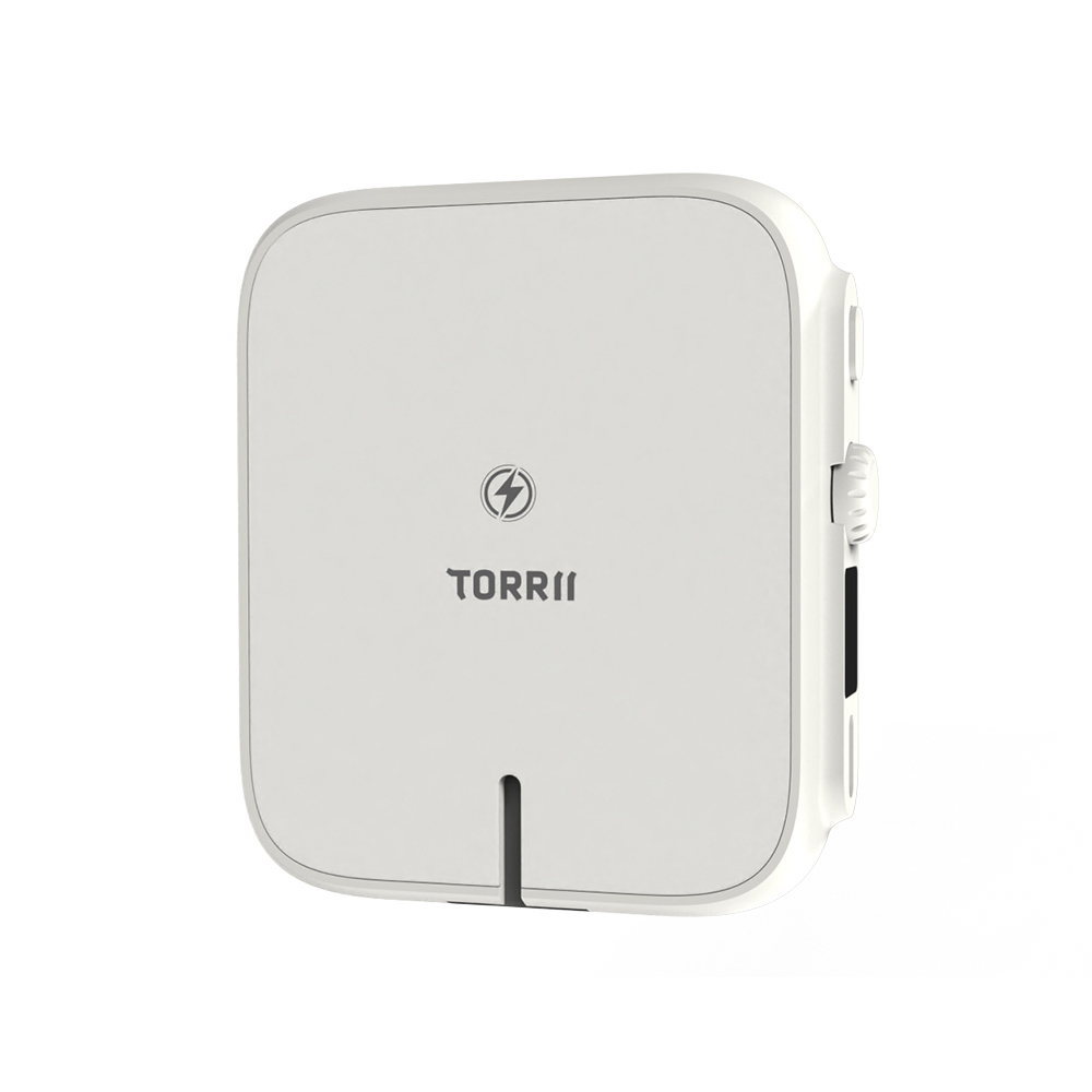 【TORRII】LUNA LED Magnetic Portable Wireless Power Bank White, , large
